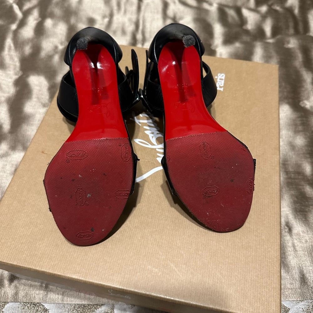 Christian Louboutin Multipot 100 Kid black sz 35.5 - Picture 5 of 12